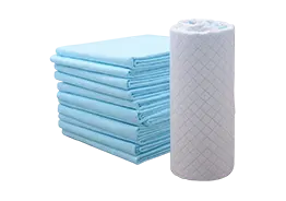 Disposable pee pads and roll