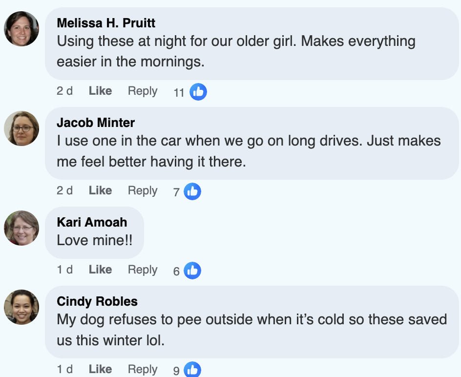 Customer social review screenshot